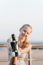 Free stock photo of active, beach, binoculars