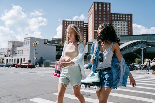 

Women Crossing the Road