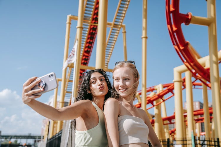 Friends Taking A Selfie