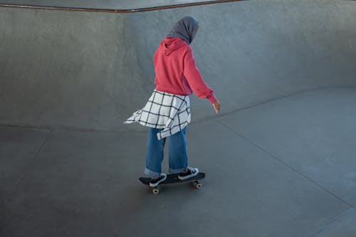 Free A Skater at a Skate Park Stock Photo