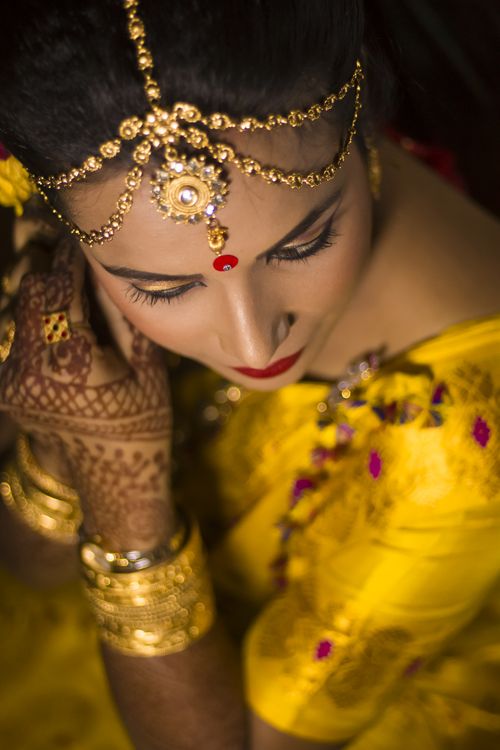 Free stock photo of beauty, bride, eye makeup Stock Photo