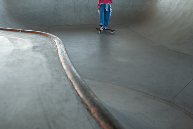 Person At A Skate Park