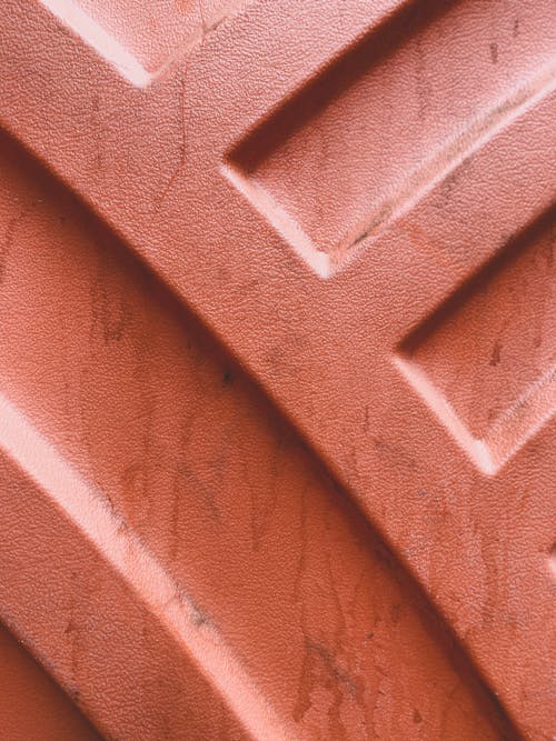 Close-Up Shot of a Red Concrete Wall