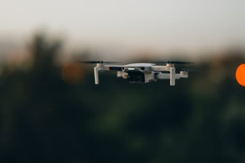 Free Close-Up Shot of a Flying Drone Stock Photo