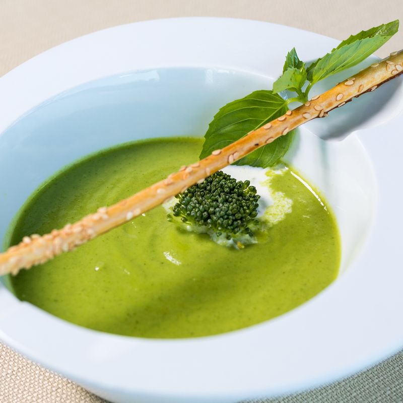 Green Pea and Mint Soup