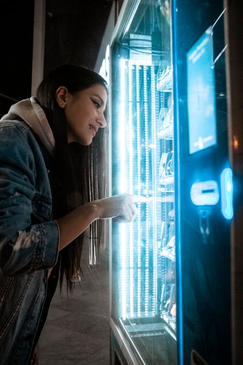 Free stock photo of arcade machine, coffee machine, fashion models Stock Photo