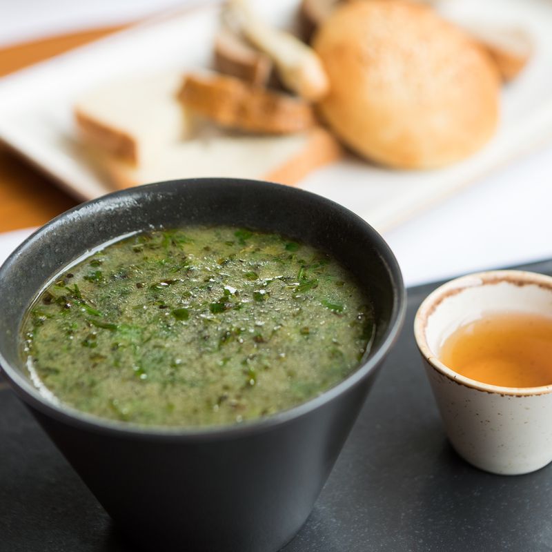 Green Bean and Almond Soup