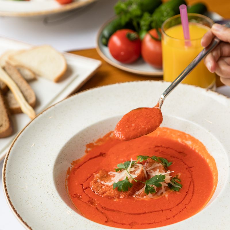 Zucchini and Tomato Soup