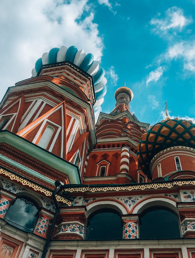 Decorative Exterior Of Saint Basils Cathedral