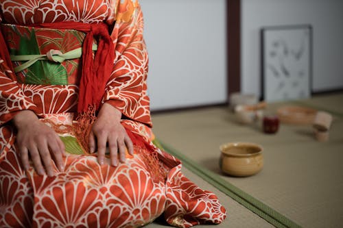 Kostenloses Stock Foto zu frau, geisha, japanische kultur