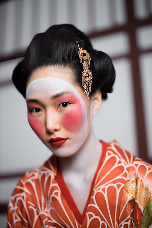 Immagine gratuita di bellezza, cultura giapponese, donna