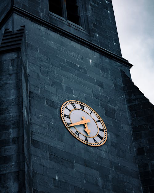 Free stock photo of church, goldenwatch, time