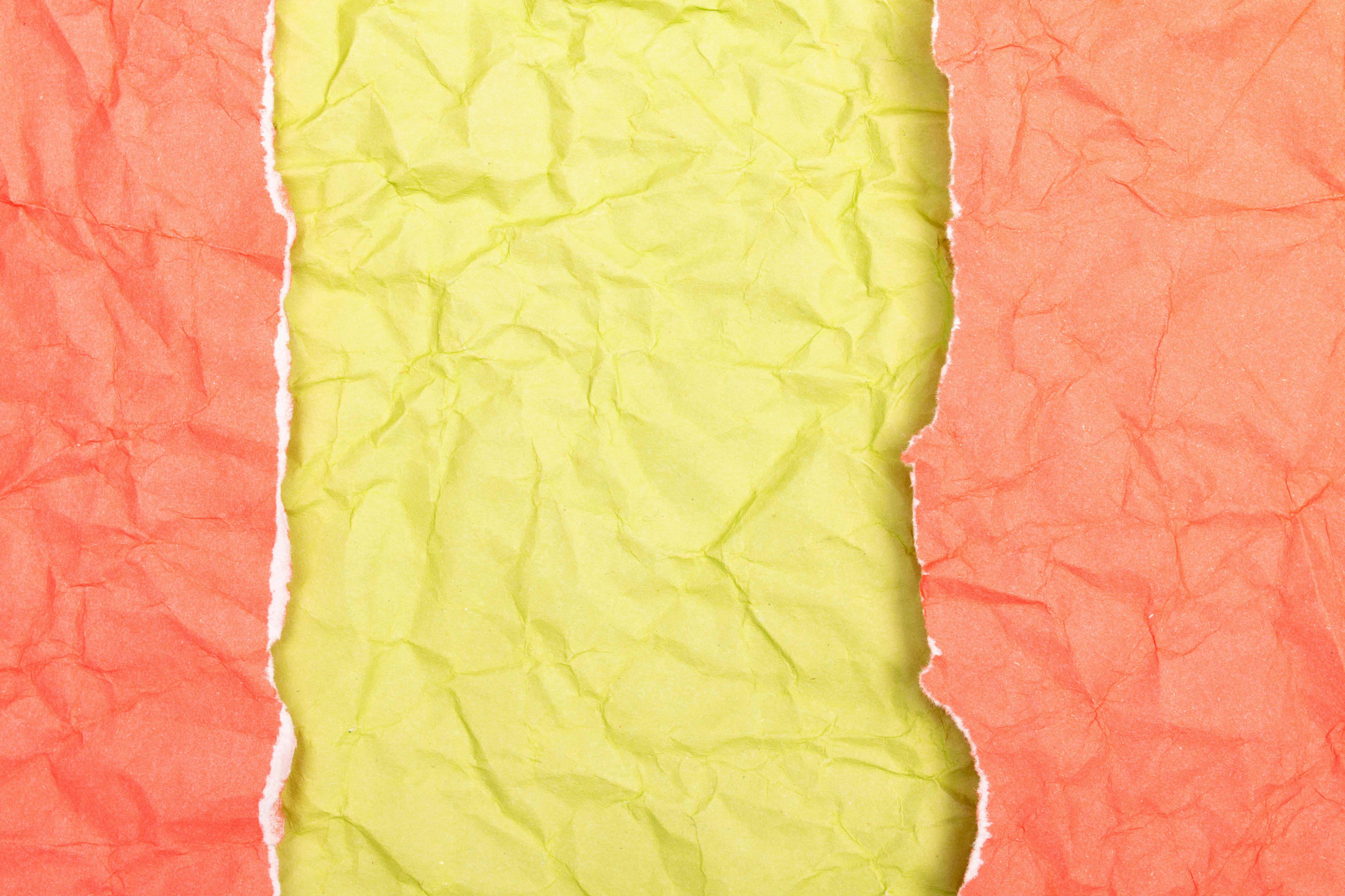 Colorful Crumpled Paper · Free Stock Photo