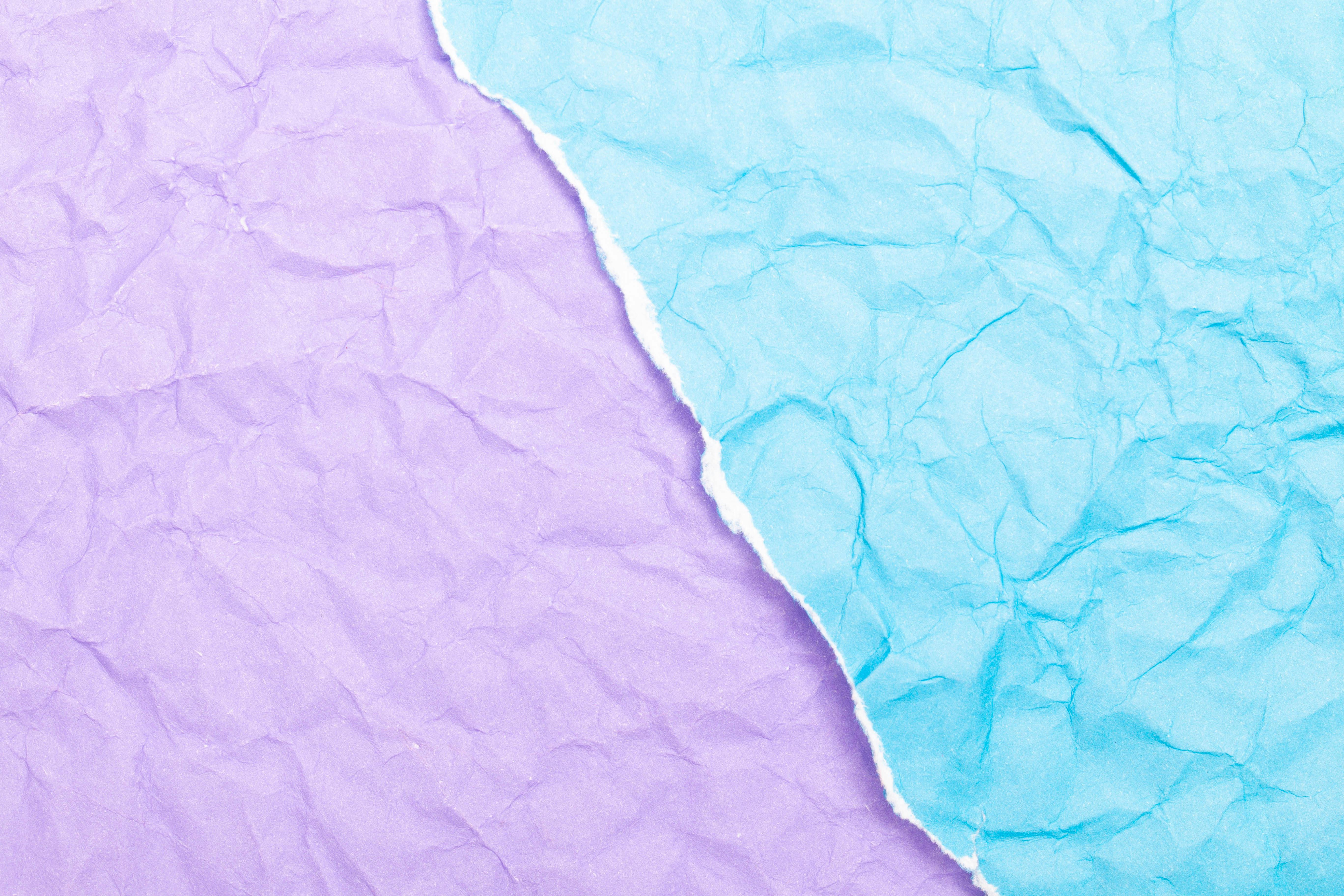 Crumpled Blue Paper Free Photo Download