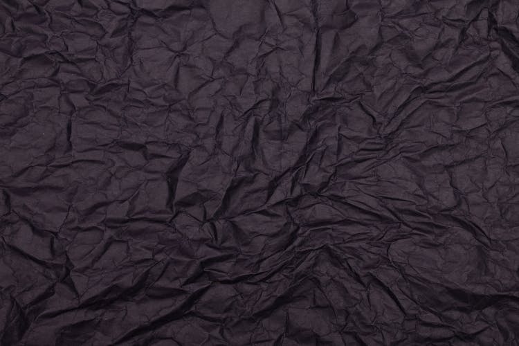 Wrinkled Black Paper