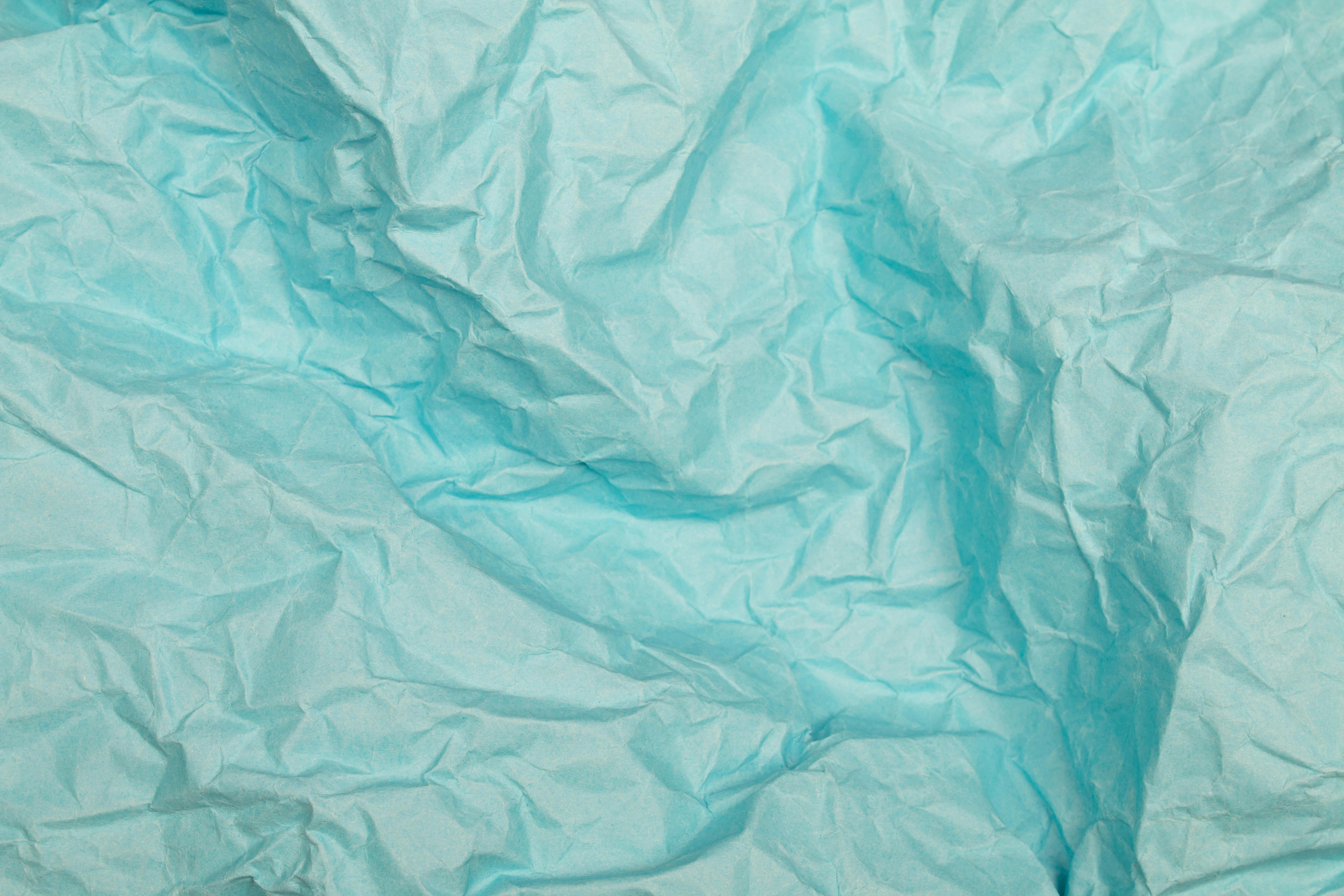 Crumpled Blue Paper Free Photo Download