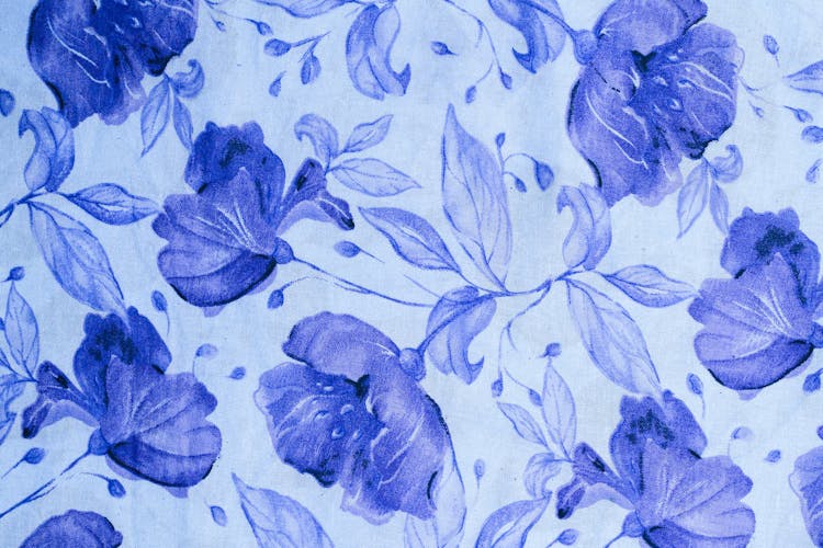 Floral Pattern On Wallpaper