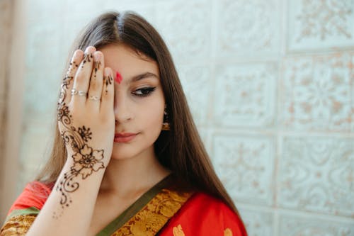 無料 インドの儀式, インド人女性, メヘンディの無料の写真素材 写真素材