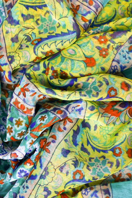 Colorful Floral Textile