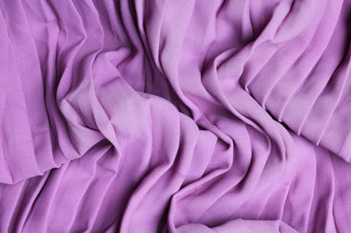 Purple Textile in Close Up Photography