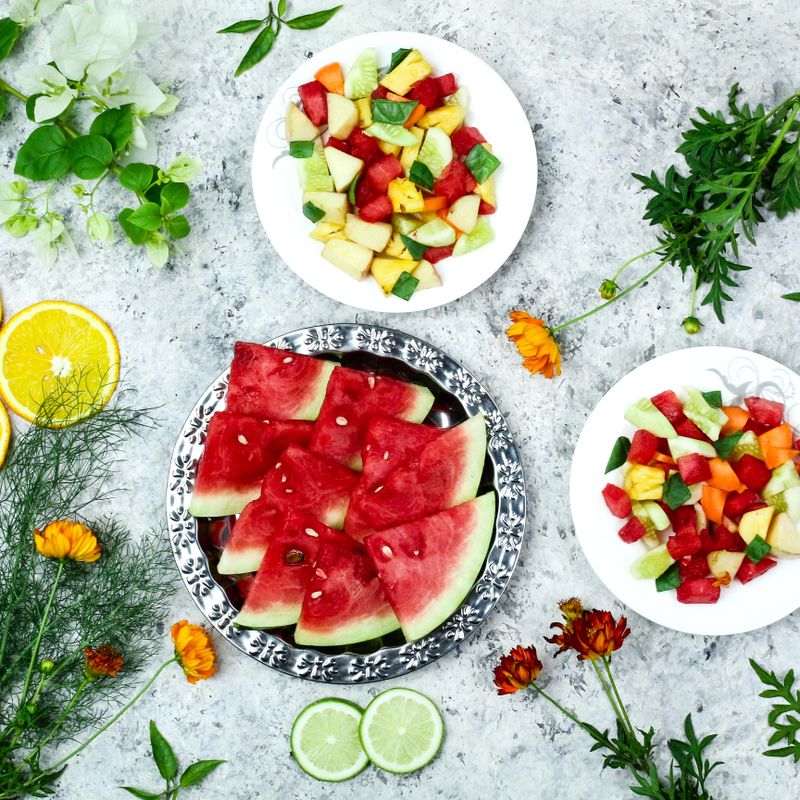 Classic Fruit Salad with Honey-Lime Dressing