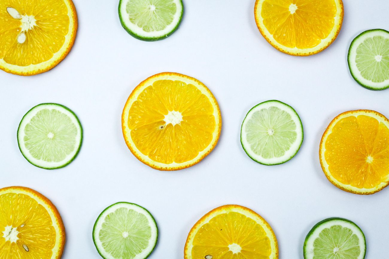 Fresh citrus representing the immunity blend