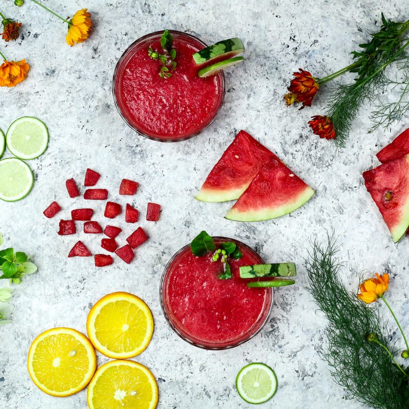 Watermelon Strawberry Juice