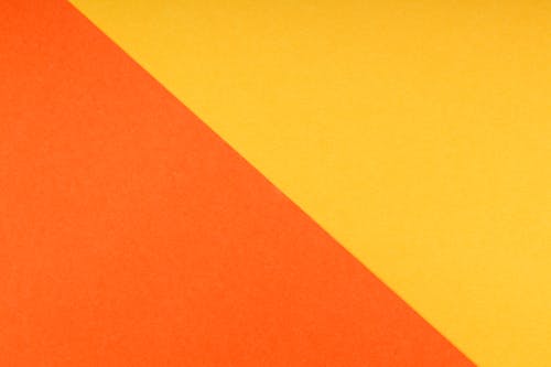 Free Orange and Yellow Painted Wall Stock Photo