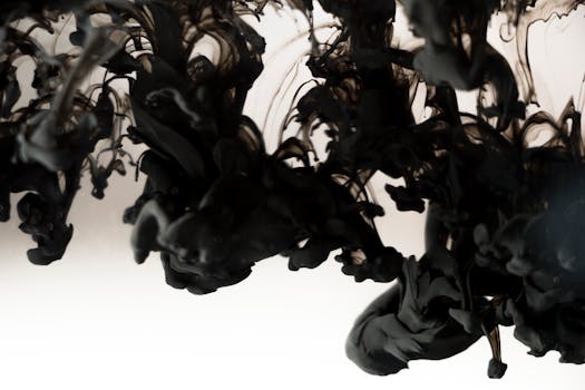 Free stock photo of art, abstract, black, paint