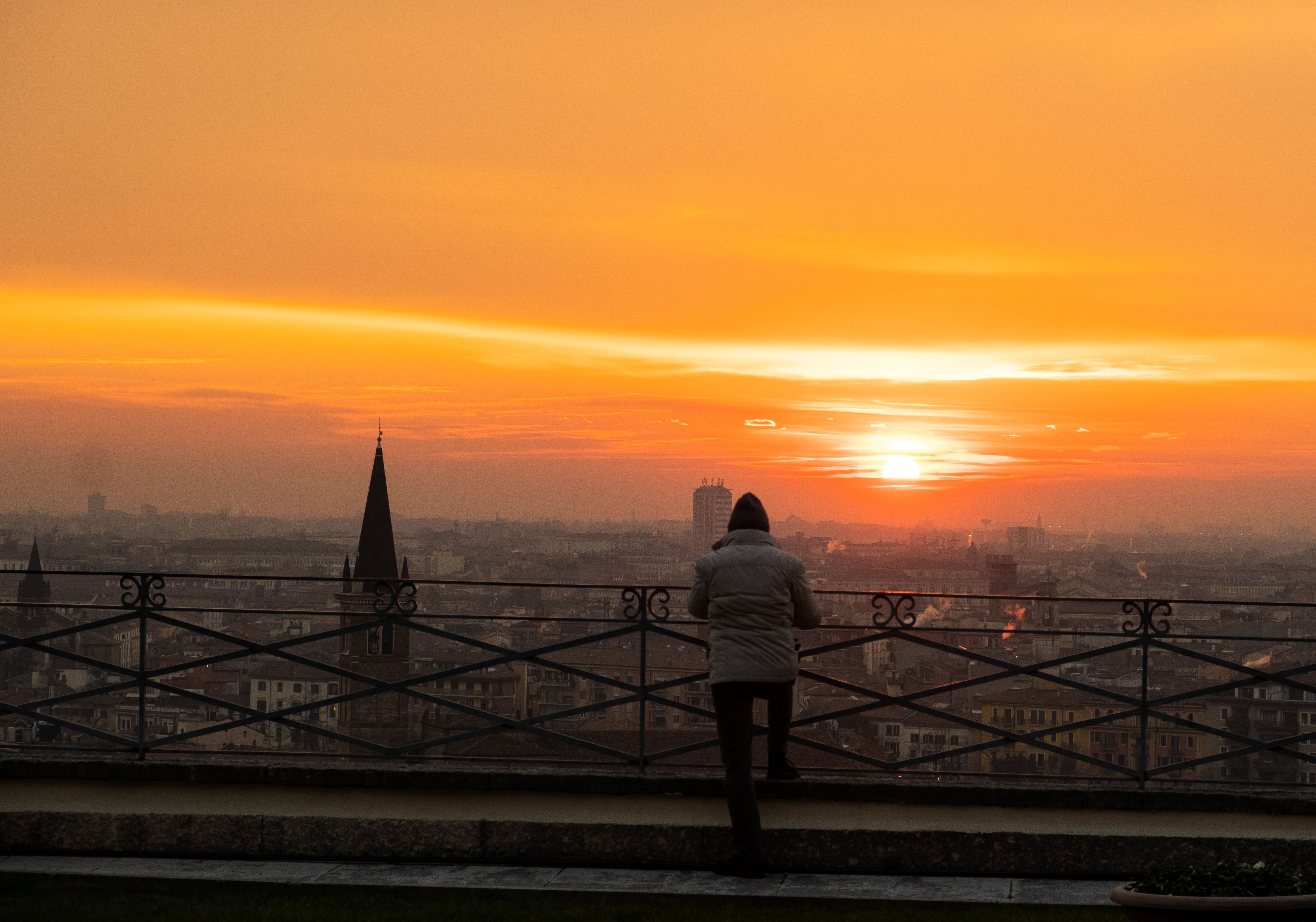 Man Looking at the Sunset · Free Stock Photo