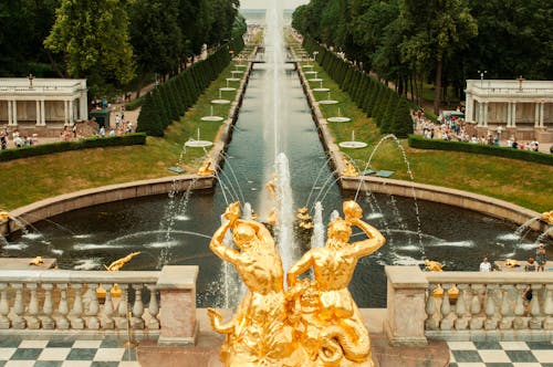 Ingyenes stockfotó aranysárga, nyilvános park, palota témában