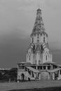 Grayscale Photo of a Church