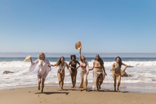 A Group of Women on the Beach