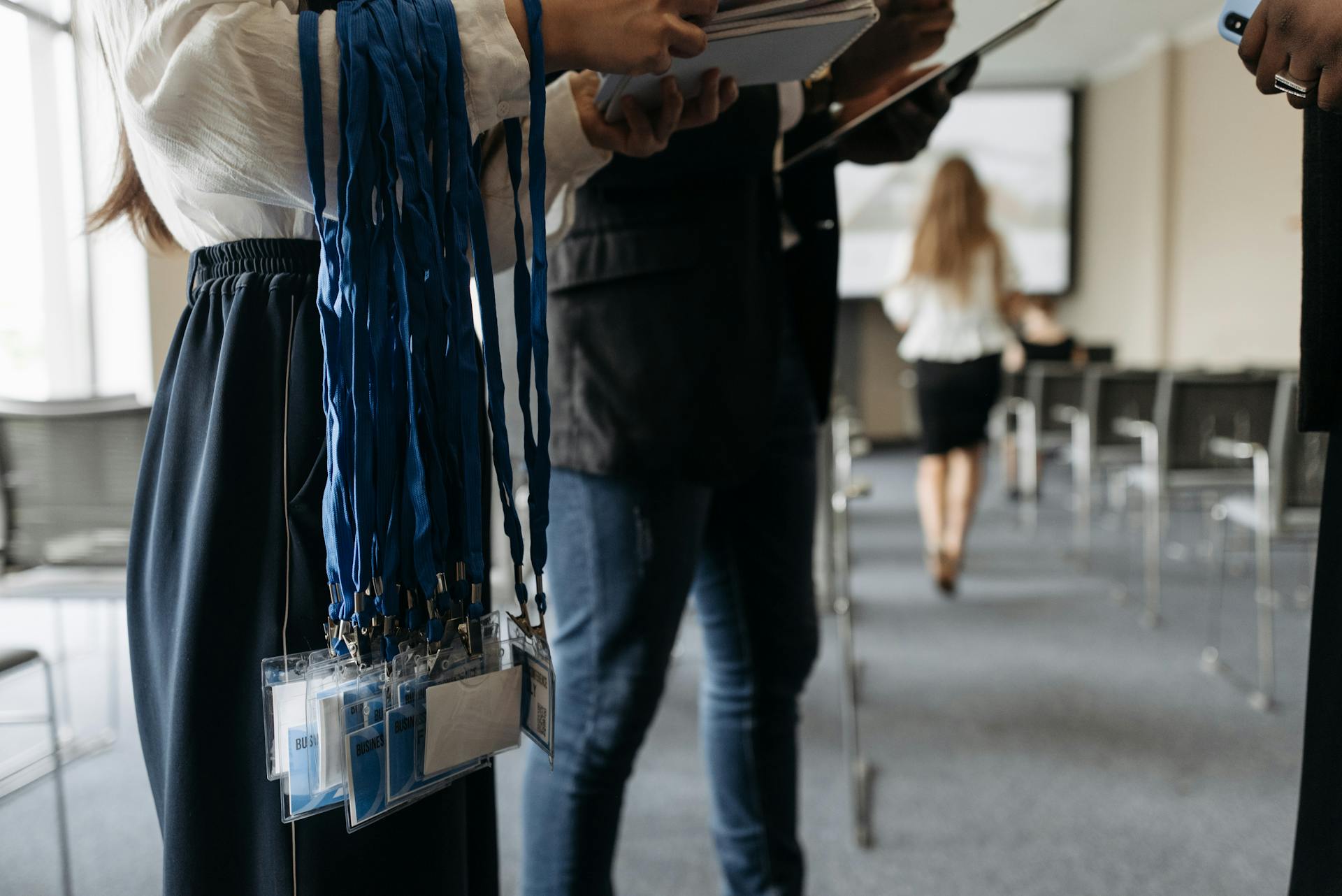 Badges on Lanyards