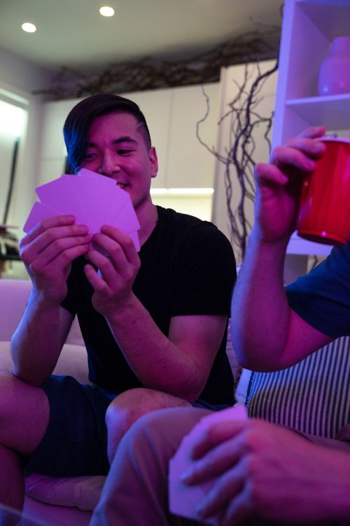 Men Playing Cards at Home · Free Stock Photo