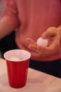 Balls on Plastic Cup