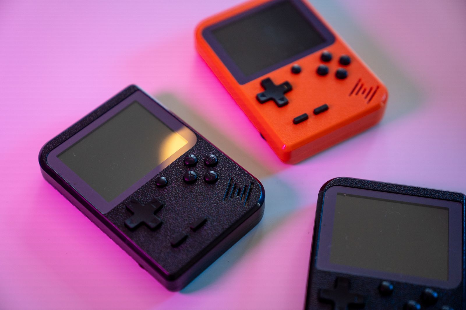 Retro gaming setup used to represent a badly organised console menu