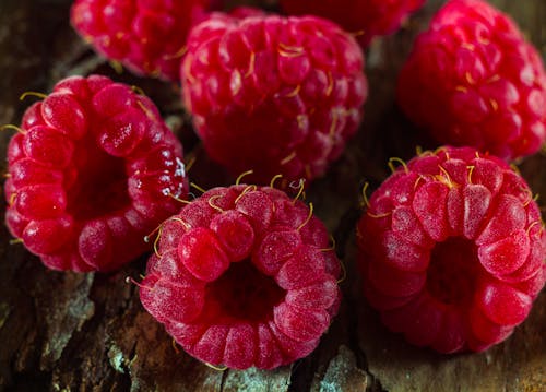 Close up of Raspberries