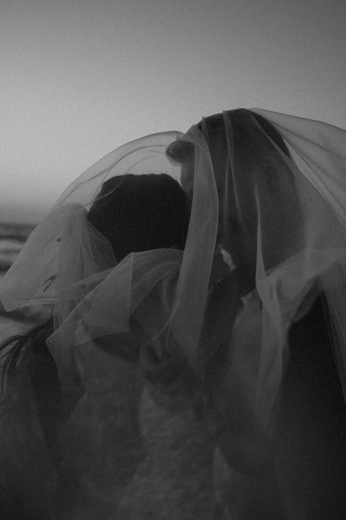 Free A Couple under a Veil Stock Photo