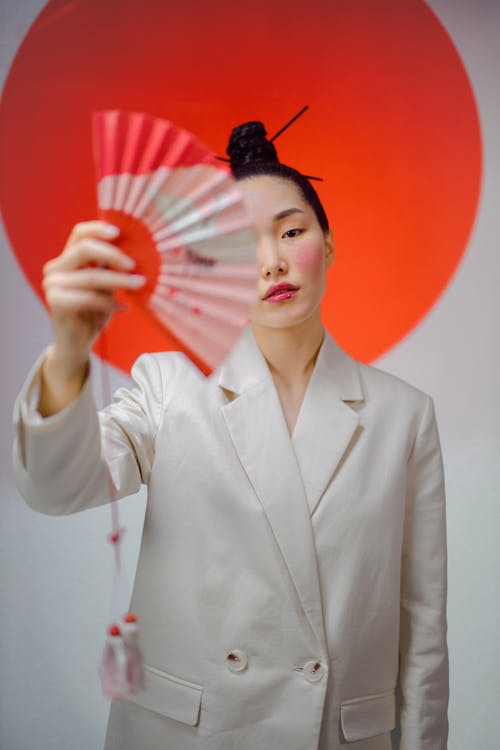 Δωρεάν στοκ φωτογραφιών με ανεμιστήρας, γιαπωνέζικος, γυναίκα