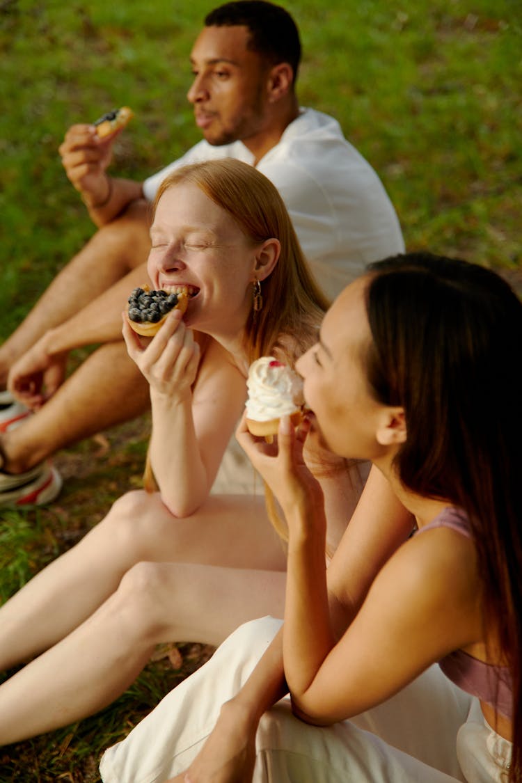 People Eating Pastries