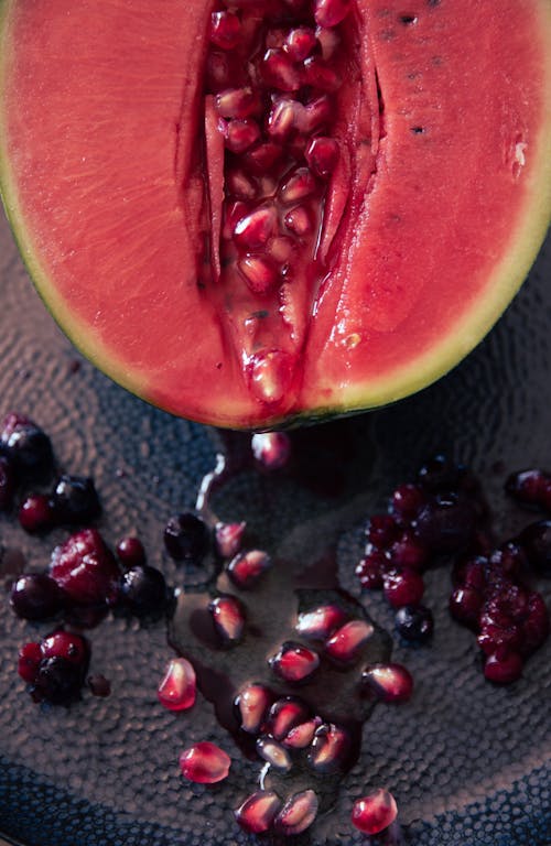 Foto profissional grátis de fechar-se, fruta, melancia