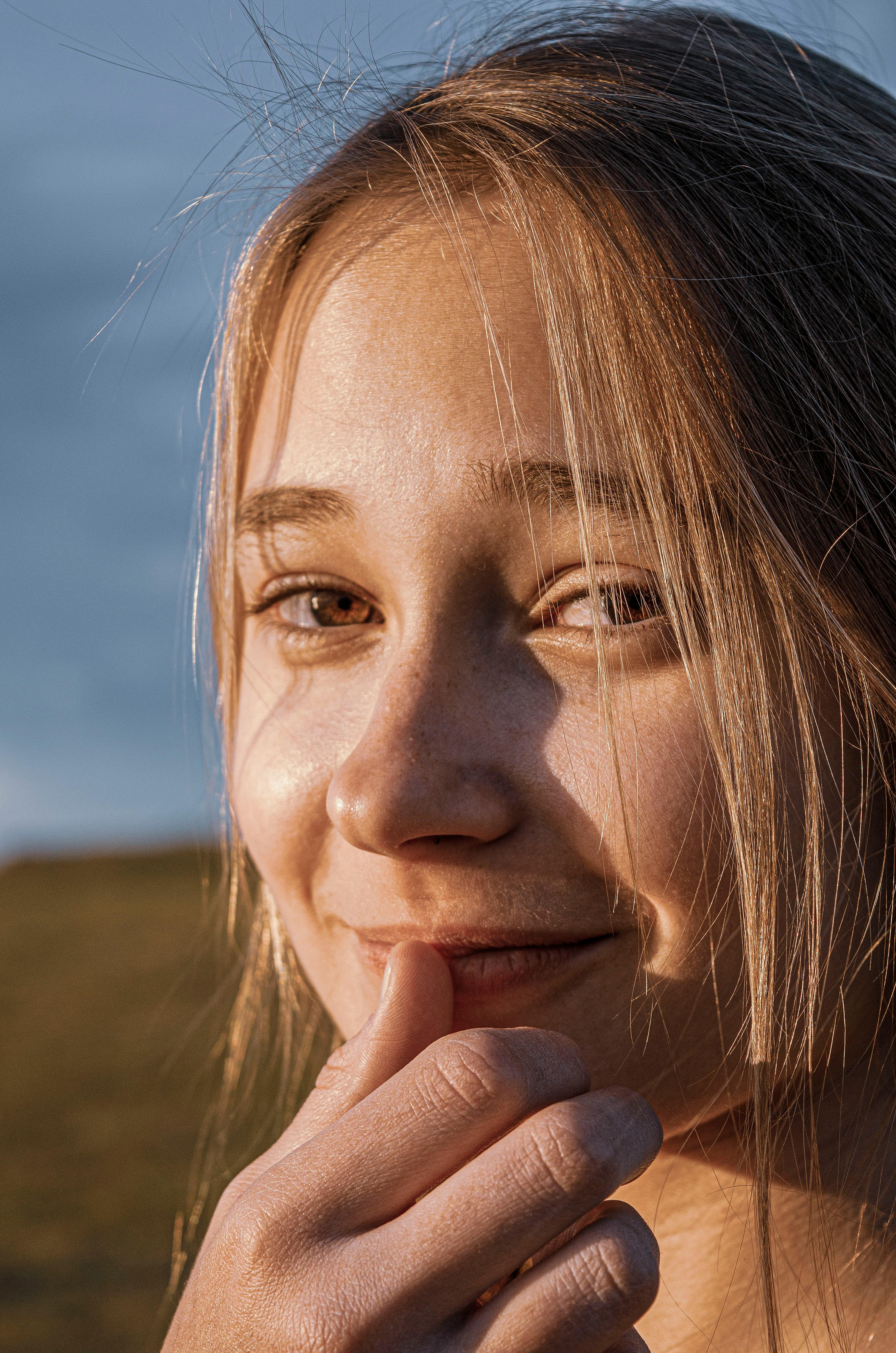 Smiling Young Woman With Blonde Hair · Free Stock Photo