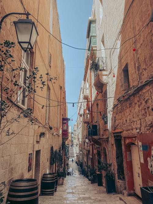 Small Alley in Between Buildings