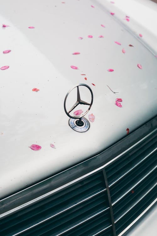 Free Close-Up Shot of a Car Emblem Stock Photo