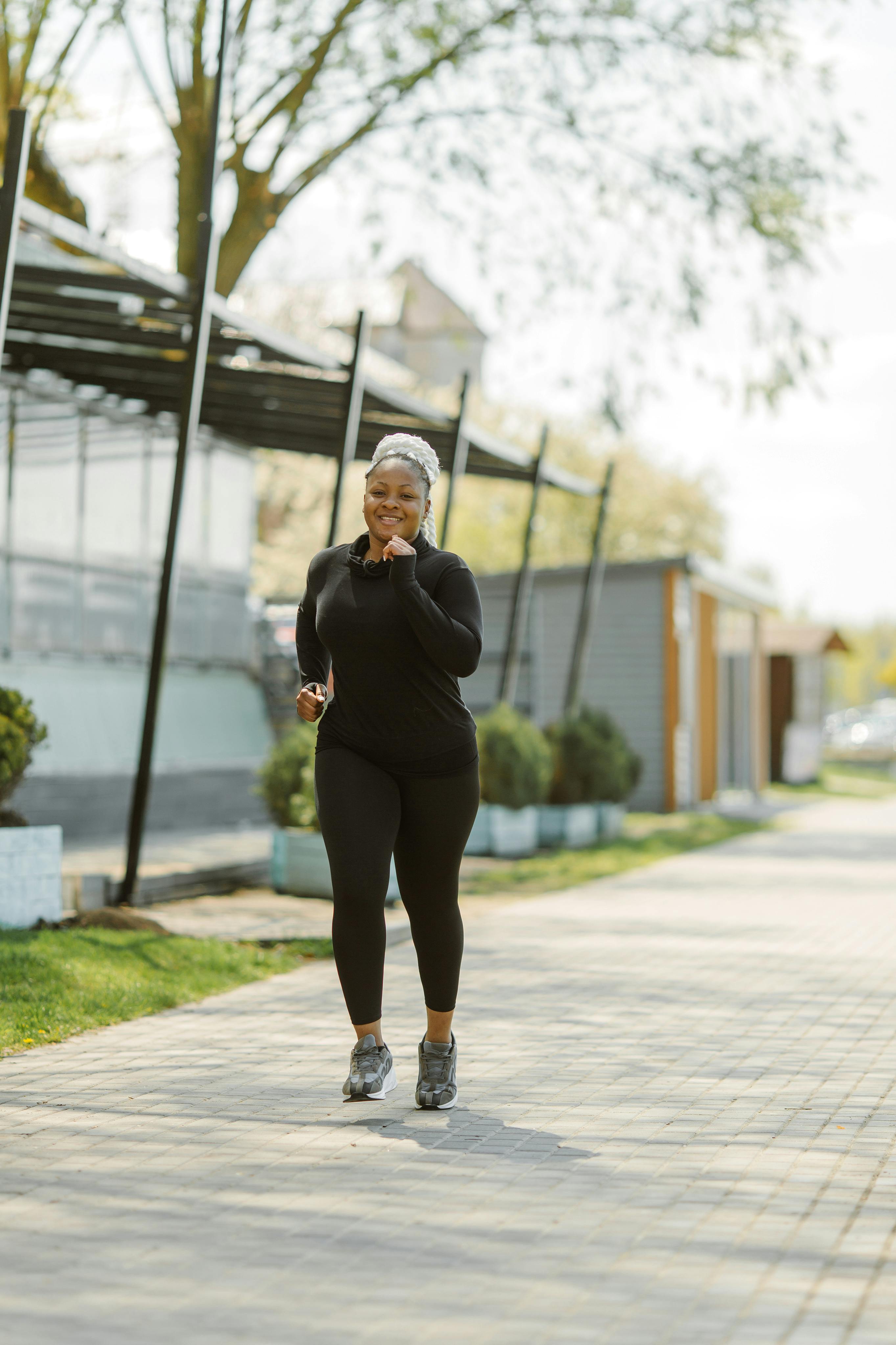 Free Woman Doing Running Exercise Stock Photo