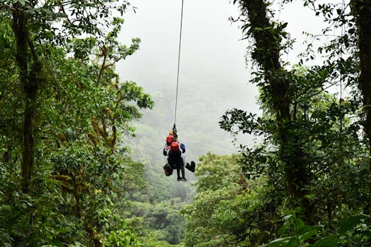 costa rica zip line canopy