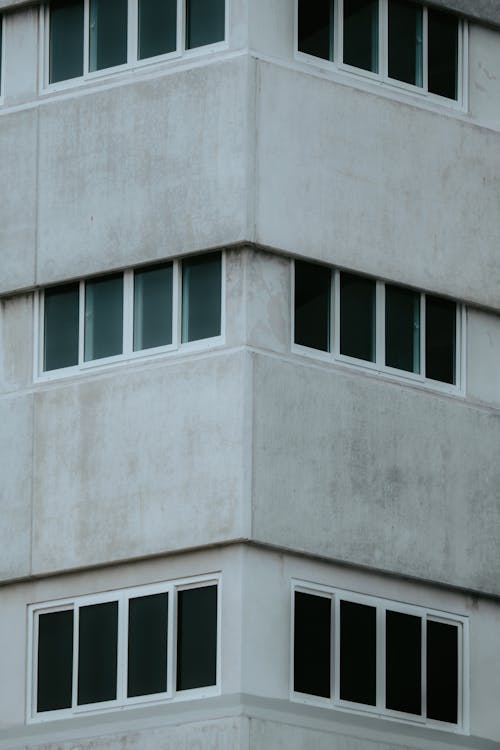 ガラス窓, コンクリート, 前面の無料の写真素材