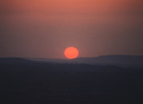 Free stock photo of golden sun, hills, mountain area