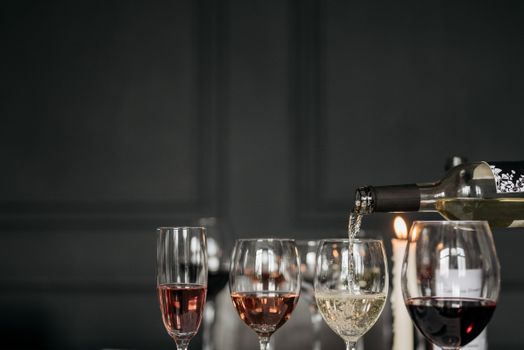 winter wine tasting indoor
